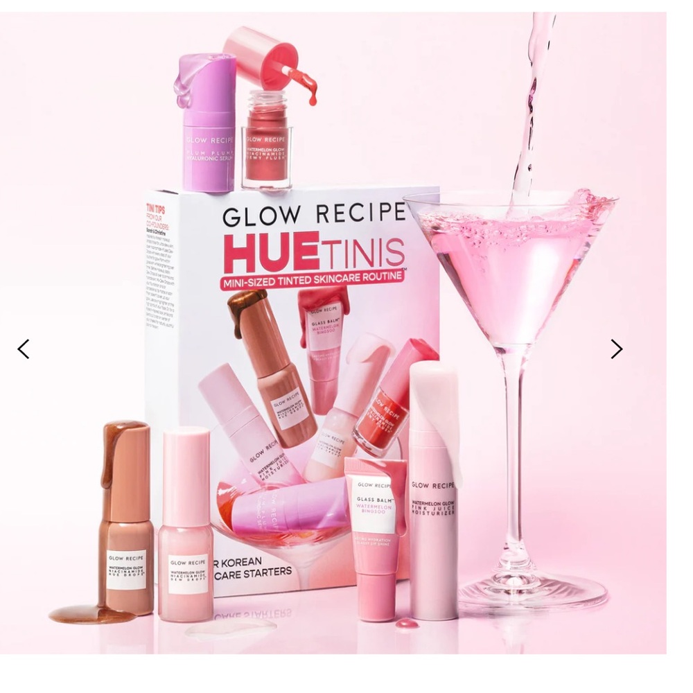 Glow recipe HueTinis Mini Tinted Skincare Set